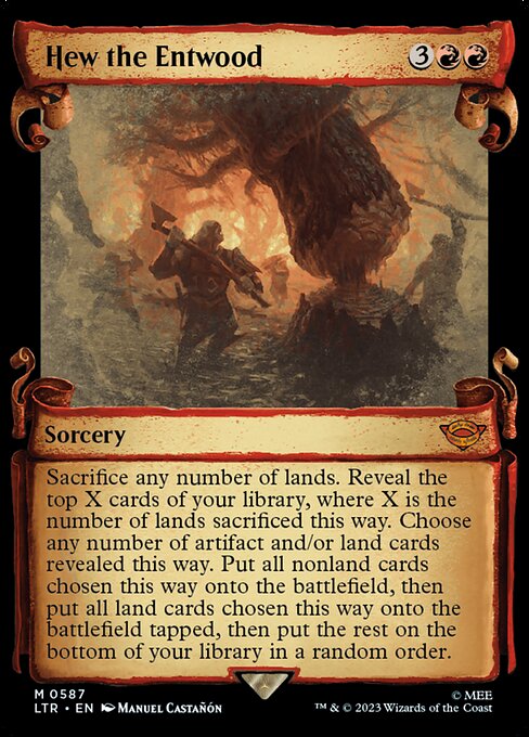 Hew the Entwood - Silver Foil