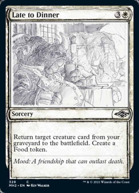 Late to Dinner - Foil
