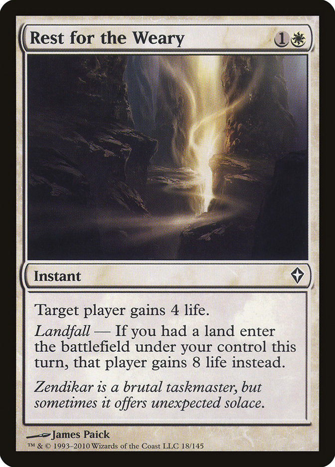 Rest for the Weary - Foil