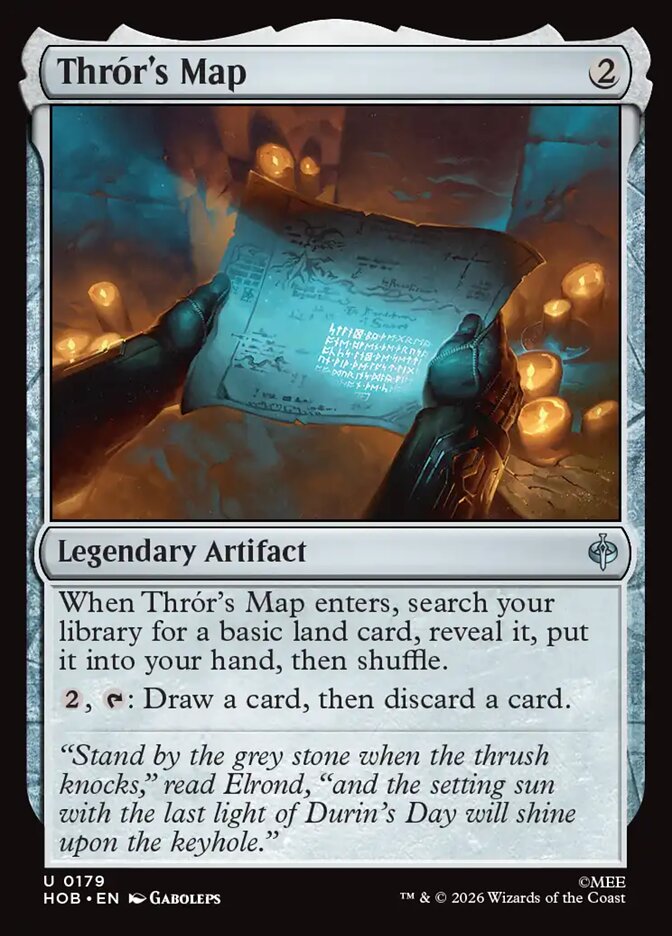 Thror's Map - Foil