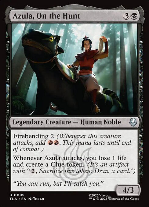 Azula, On the Hunt - Foil