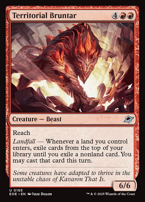 Territorial Bruntar - Foil