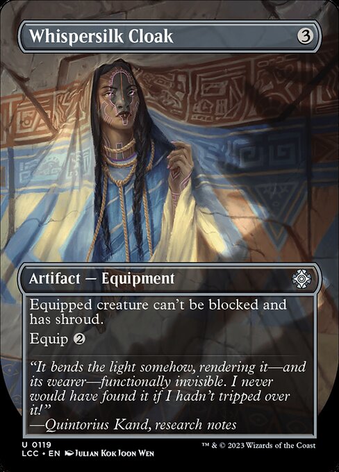 Whispersilk Cloak - Foil