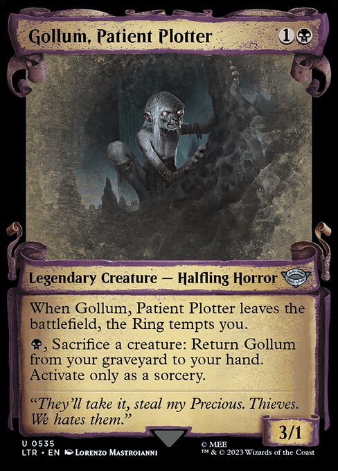 Gollum, Patient Plotter - Silver Foil