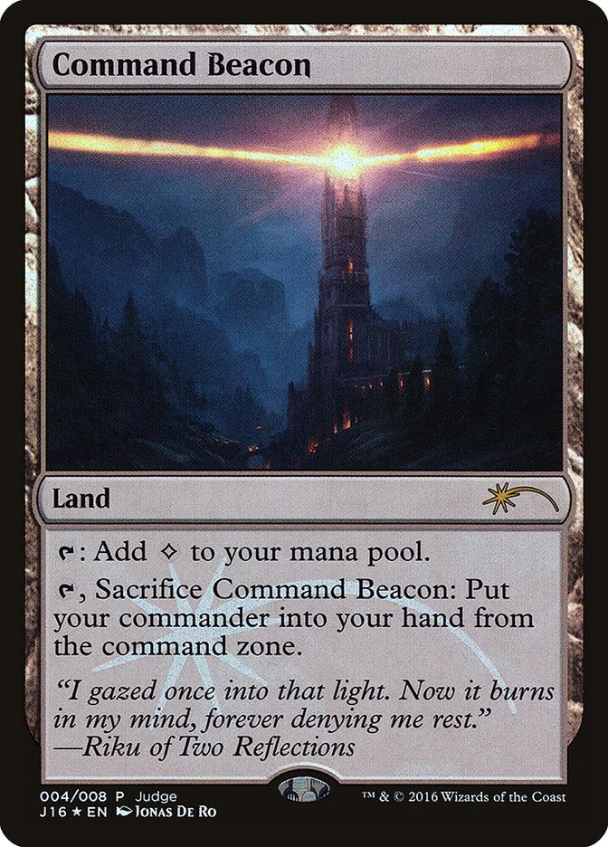 Command Beacon - Foil - Judge Promo