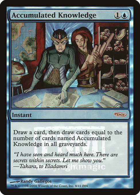 Accumulated Knowledge - Foil - FNM Promo