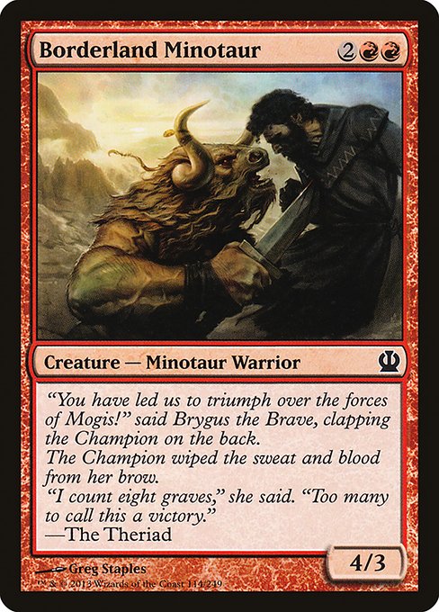 Borderland Minotaur - Foil