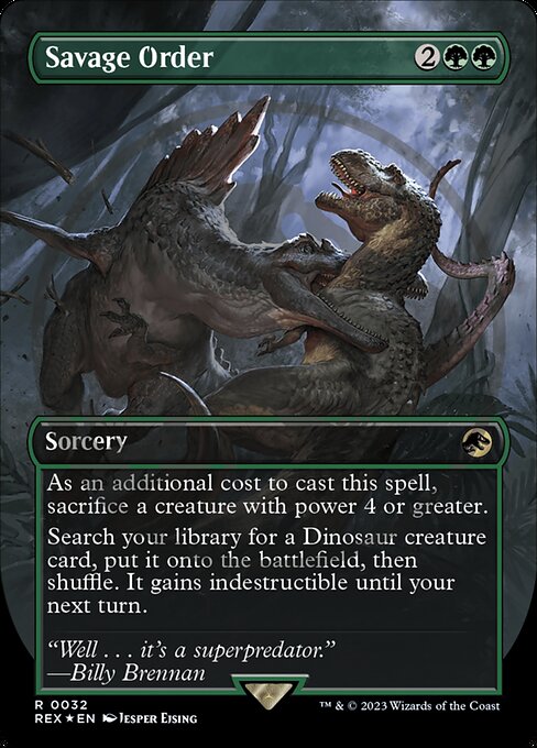 Savage Order - Emblem Foil
