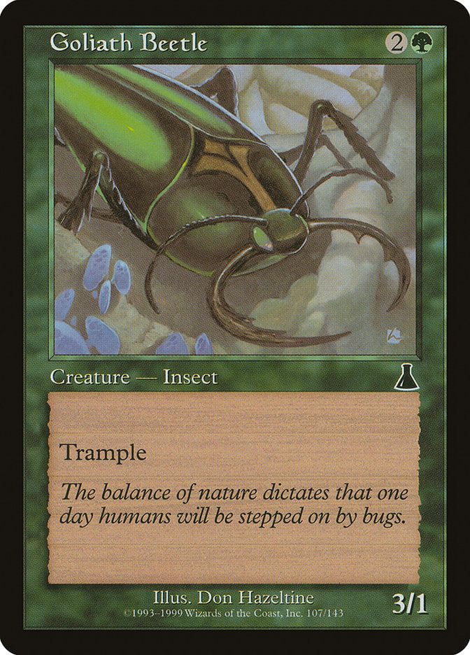Goliath Beetle - Foil