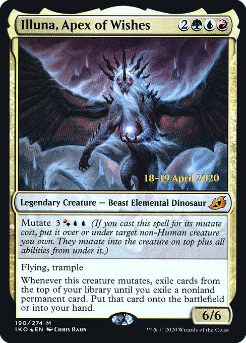Illuna, Apex of Wishes - Foil - Prerelease Promo