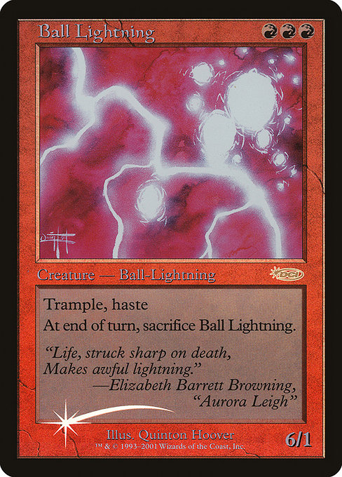 Ball Lightning - Foil - Judge Promo