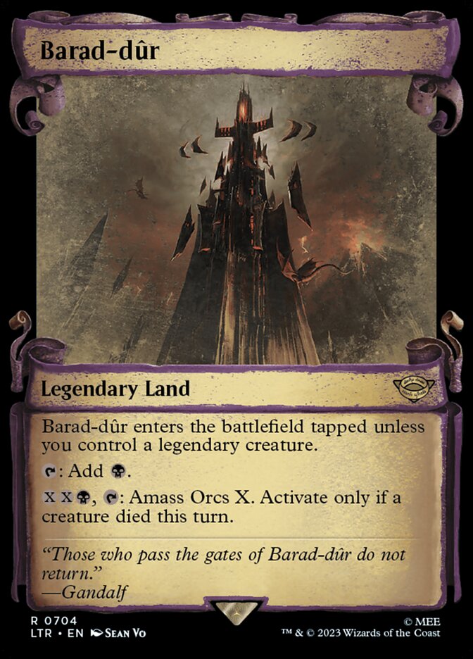 Barad-dur - Silver Foil