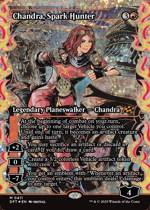Chandra, Spark Hunter - Fracture Foil