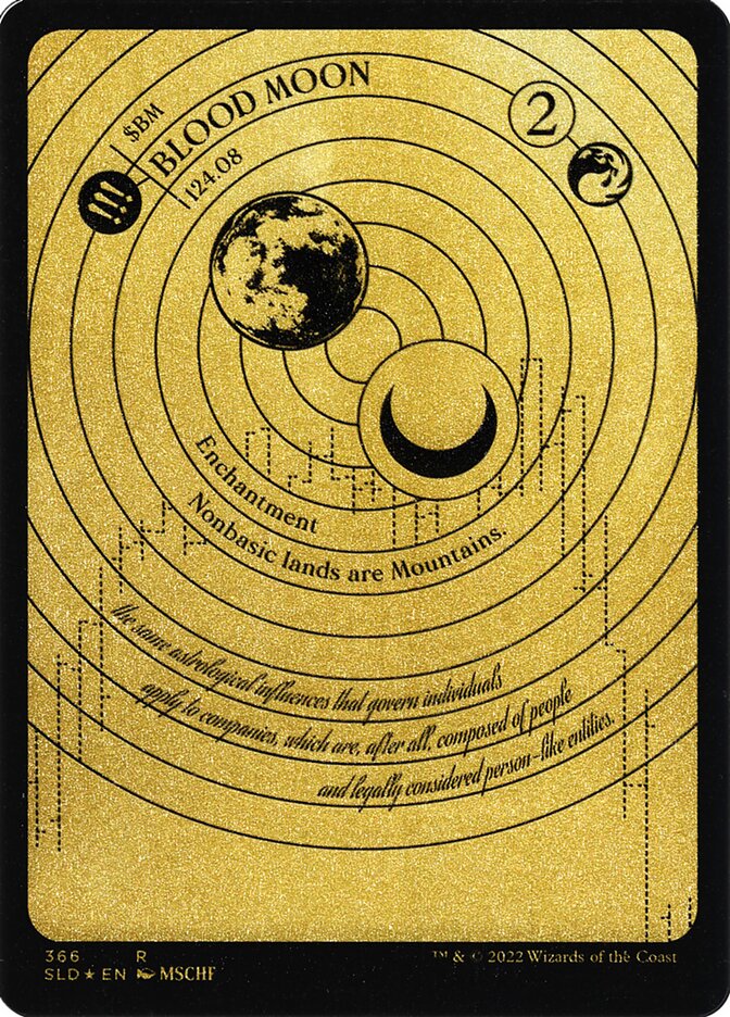Blood Moon - Foil Etched