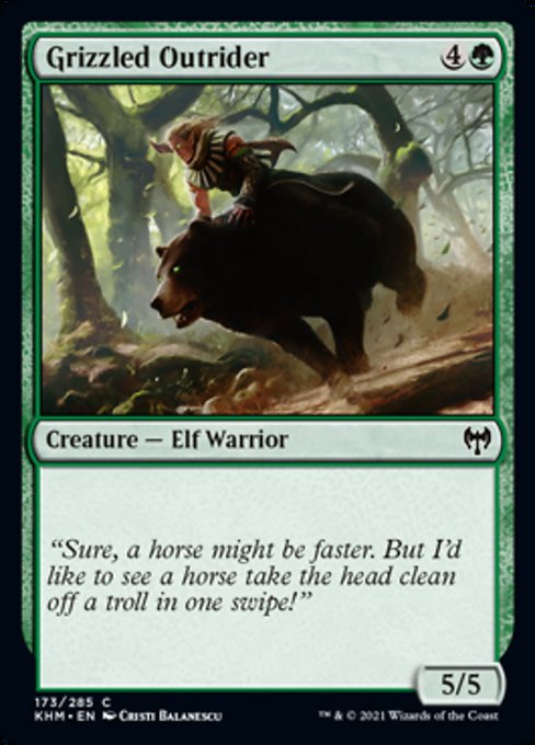 Grizzled Outrider - Foil