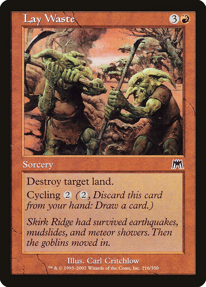 Lay Waste - Foil