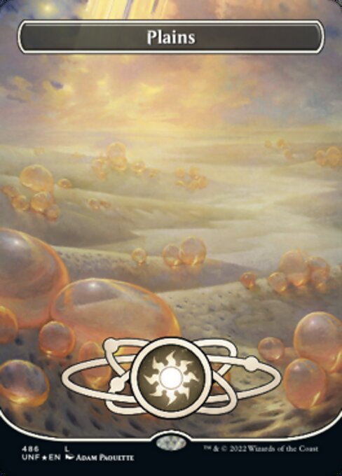 Plains (486) - Full Art - Galaxy Foil