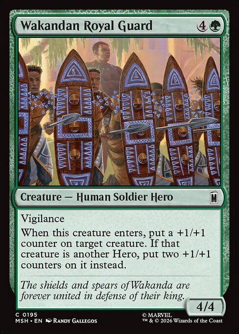 Wakandan Royal Guard - Foil