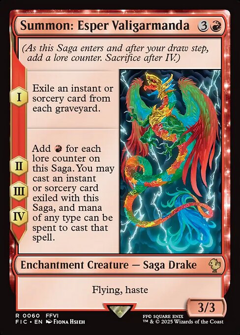 Summon: Esper Valigarmanda - Surge Foil