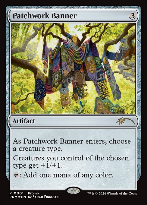 Patchwork Banner - Foil - Store Promo