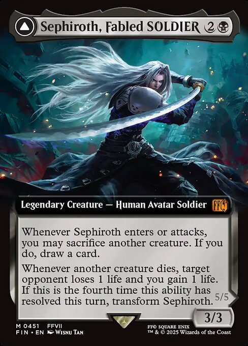 Sephiroth, Fabled SOLDIER - Foil
