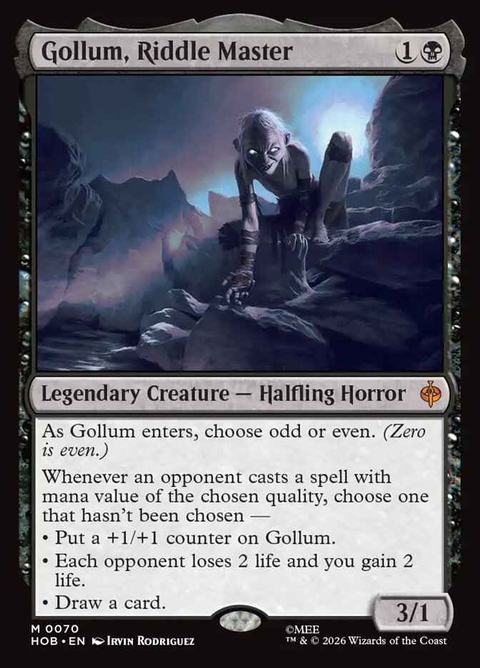 Gollum, Riddle Master - Foil