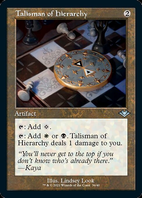 Talisman of Hierarchy - Foil-Etched