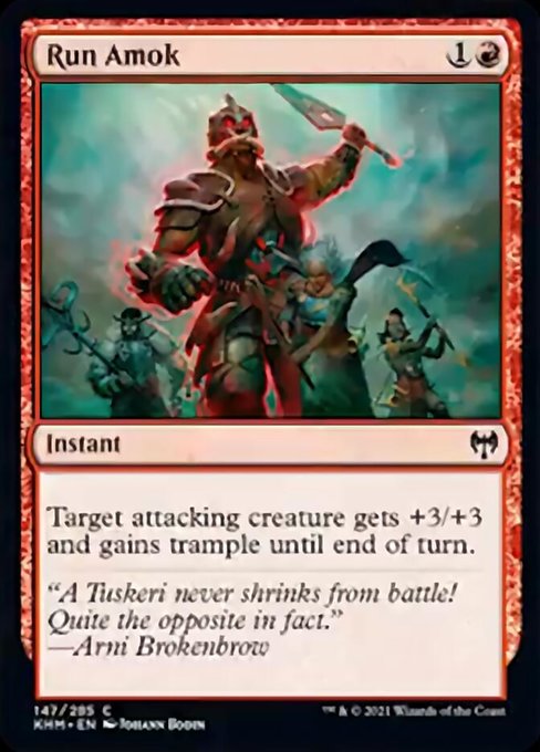 Run Amok - Foil