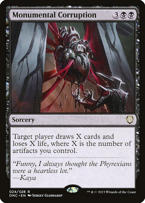 Monumental Corruption - Foil