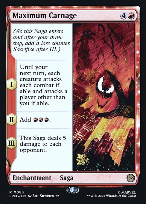Maximum Carnage - Foil - Prerelease Promo