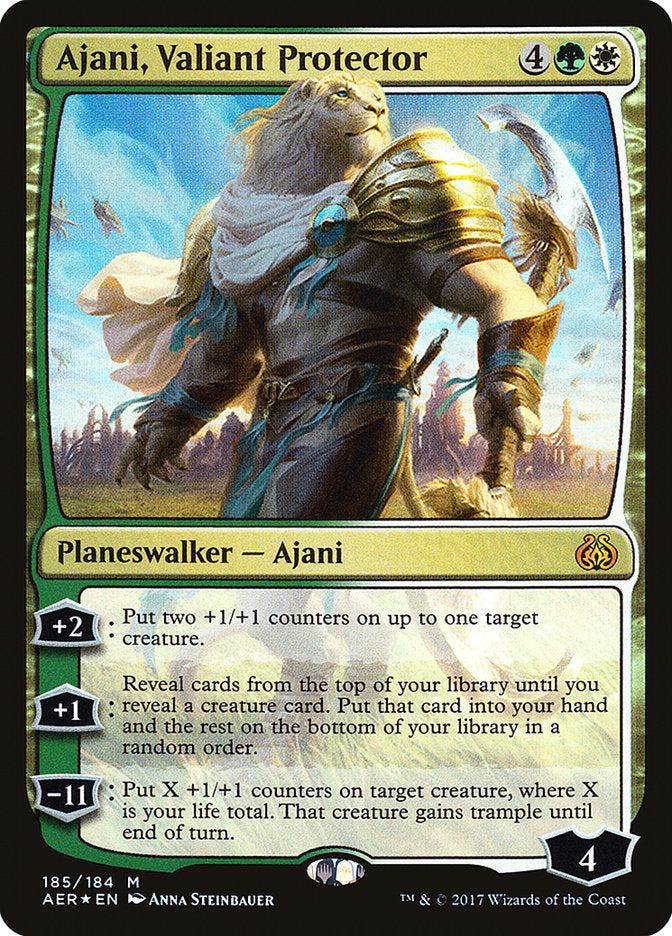 Ajani, Valiant Protector - Foil - Planeswalker Deck Exclusive
