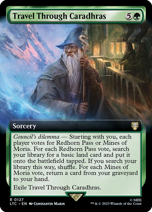 Travel Through Caradhras