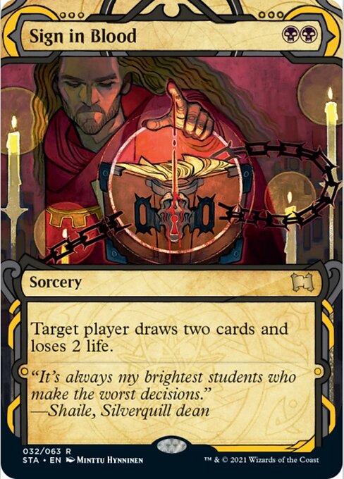 Sign in Blood - Foil-Etched