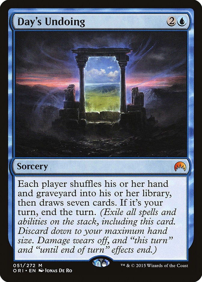 Day's Undoing - Foil