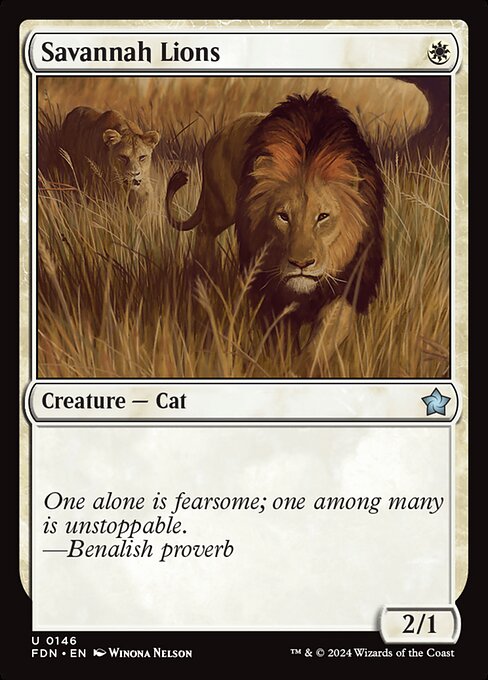 Savannah Lions - Foil