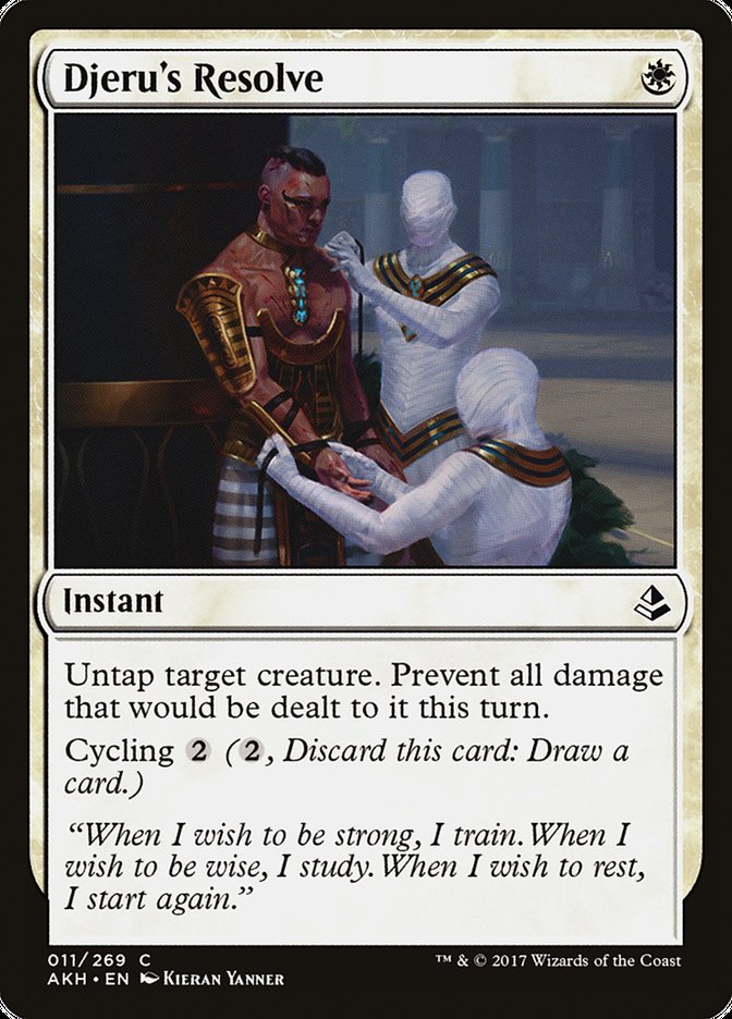 Djeru's Resolve - Foil