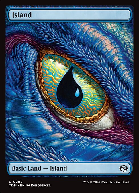 Island (288) - Dragon Eye Full Art Foil