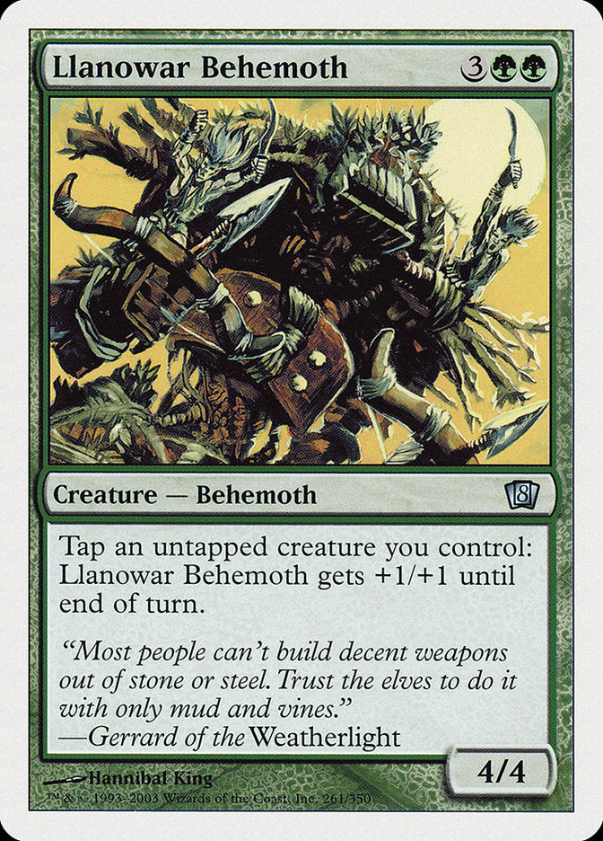 Llanowar Behemoth - Foil
