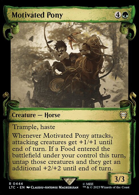 Motivated Pony - Silver Foil