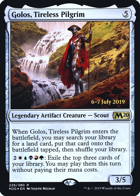 Golos, Tireless Pilgrim - Foil - Prerelease Promo