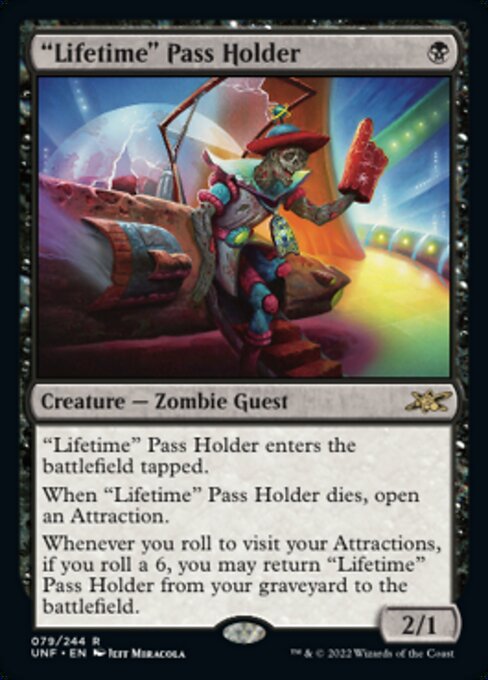 Lifetime Pass Holder - Foil