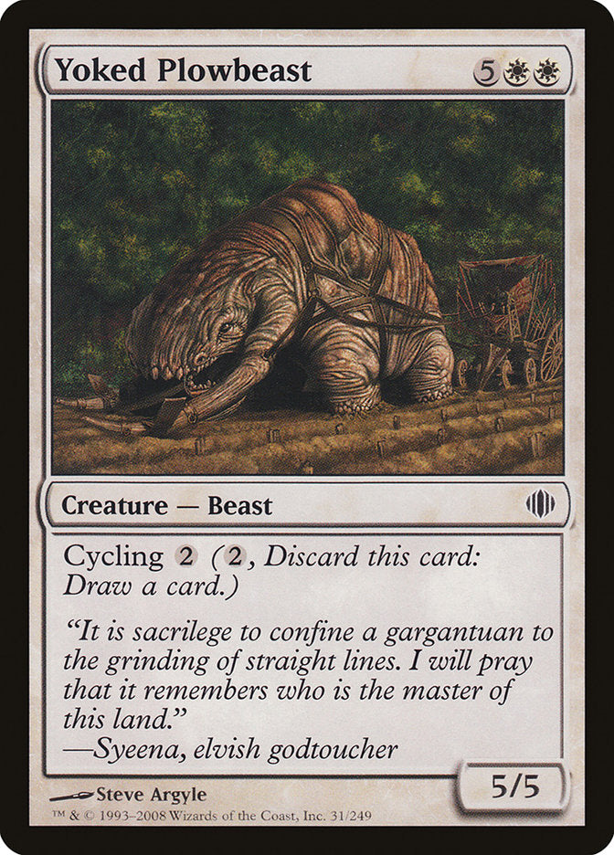 Yoked Plowbeast - Foil
