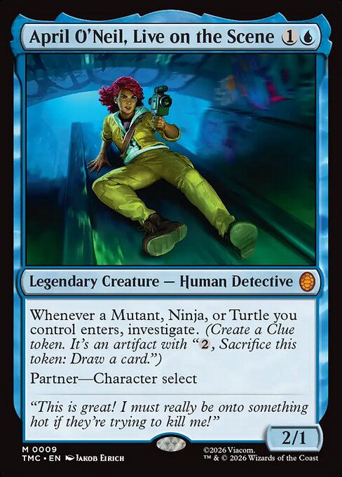 April O'Neil, Live on the Scene - Surge Foil