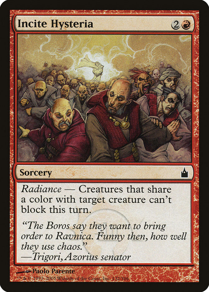 Incite Hysteria - Foil