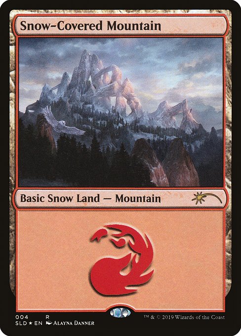 Snow-Covered Mountain  (4) - Foil