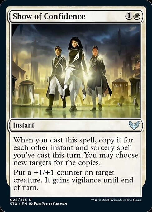 Show of Confidence - Foil