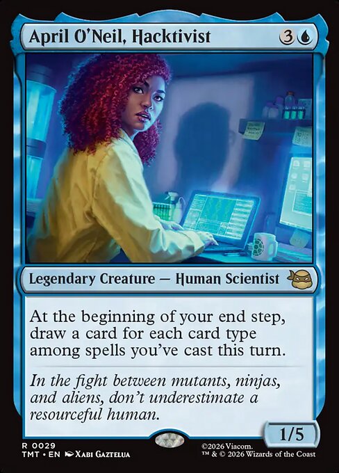 April O'Neil, Hacktivist - Foil