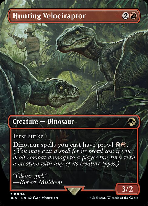 Hunting Velociraptor - Foil