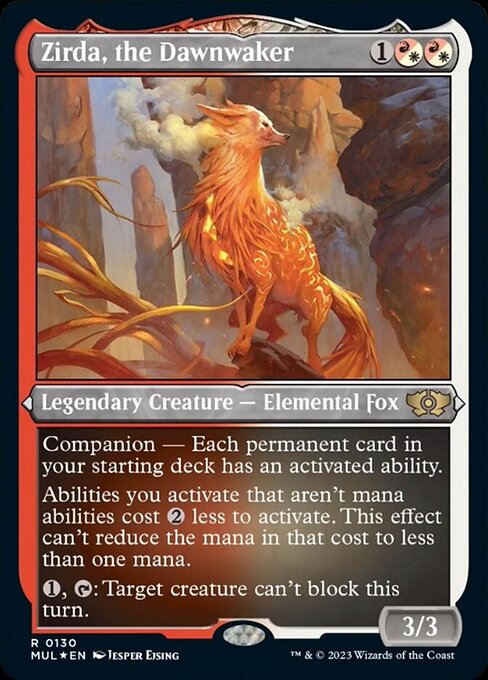 Zirda, the Dawnwaker - Foil-Etched