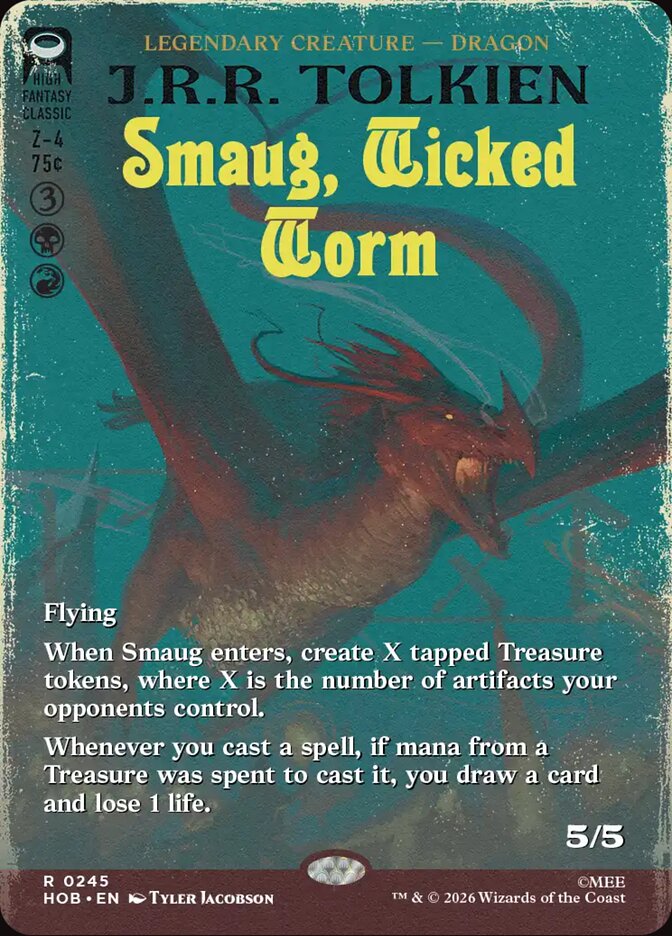 Smaug, Wicked Worm - Foil